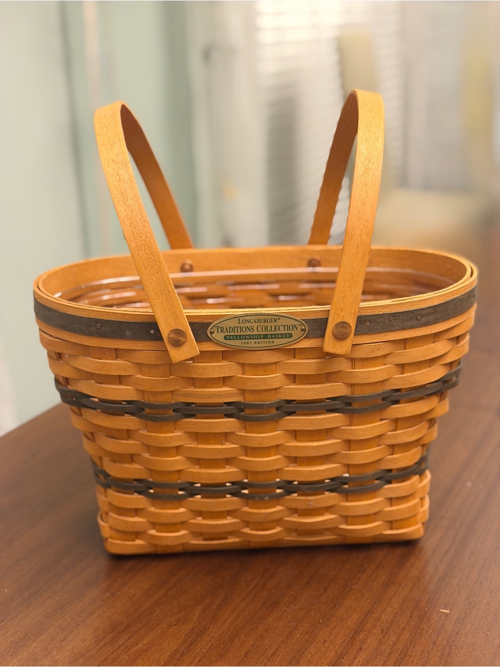 Longaberger 1997 Traditions Collection Fellowship Basket